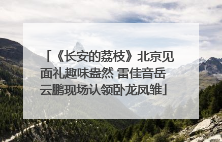 《长安的荔枝》北京见面礼趣味盎然 雷佳音岳云鹏现场认领卧龙凤雏