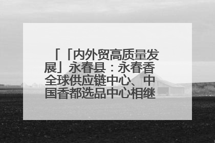 「内外贸高质量发展」永春县：永春香全球供应链中心、中国香都选品中心相继运营——一根香“点燃”百亿产业