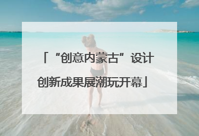 “创意内蒙古”设计创新成果展潮玩开幕