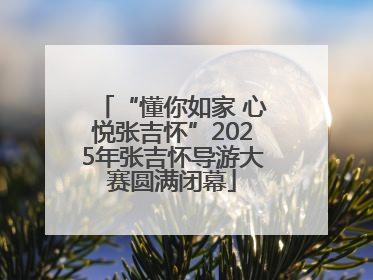 “懂你如家 心悦张吉怀”2025年张吉怀导游大赛圆满闭幕