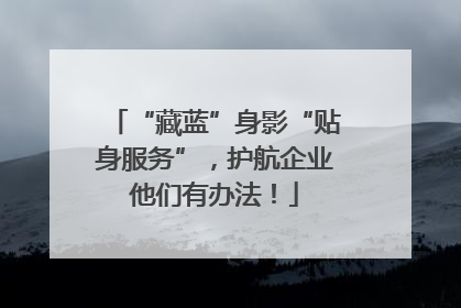 “藏蓝”身影“贴身服务”，护航企业他们有办法！