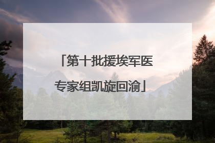 第十批援埃军医专家组凯旋回渝
