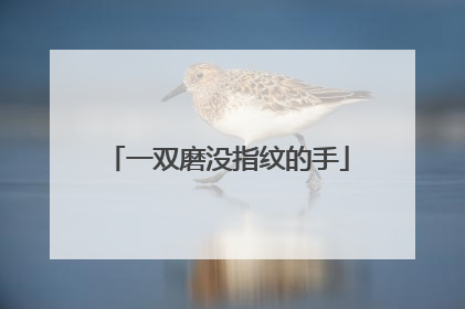 一双磨没指纹的手