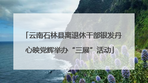 云南石林县离退休干部银发丹心映党辉举办“三展”活动