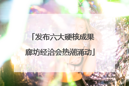 发布六大硬核成果 廊坊经洽会热潮涌动