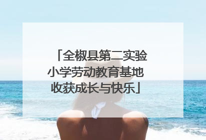 全椒县第二实验小学劳动教育基地收获成长与快乐