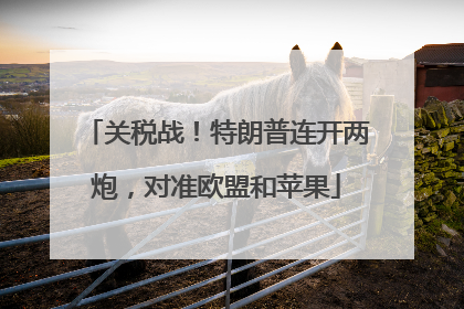 关税战！特朗普连开两炮，对准欧盟和苹果