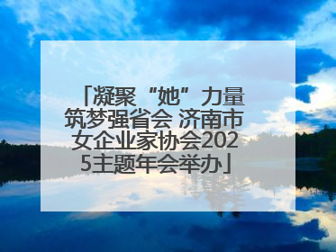 凝聚“她”力量 筑梦强省会 济南市女企业家协会2025主题年会举办