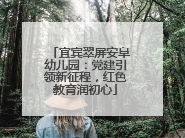 宜宾翠屏安阜幼儿园：党建引领新征程，红色教育润初心