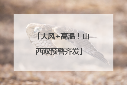 大风+高温！山西双预警齐发