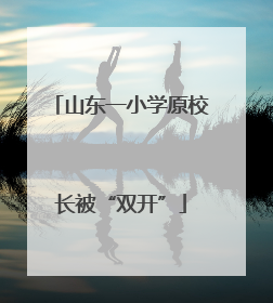 山东一小学原校长被“双开”