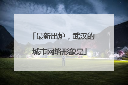 最新出炉，武汉的城市网络形象是