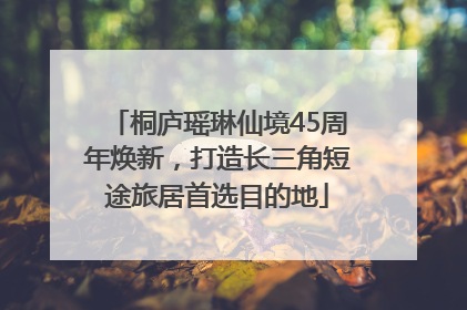 桐庐瑶琳仙境45周年焕新，打造长三角短途旅居首选目的地