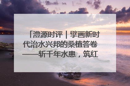 澧源时评｜擘画新时代治水兴邦的桑植答卷——斩千年水患，筑红色热土安澜基业
