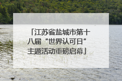 江苏省盐城市第十八届“世界认可日”主题活动重磅启幕