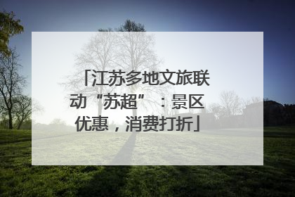 江苏多地文旅联动“苏超”：景区优惠，消费打折