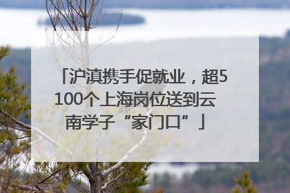 沪滇携手促就业，超5100个上海岗位送到云南学子“家门口”