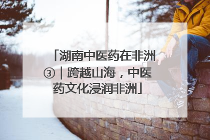 湖南中医药在非洲③｜跨越山海，中医药文化浸润非洲