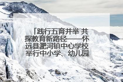 践行五育并举 共探教育新路径——怀远县淝河镇中心学校举行中小学、幼儿园班主任论坛活动