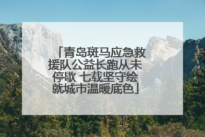 青岛斑马应急救援队公益长跑从未停歇 七载坚守绘就城市温暖底色