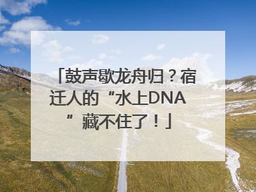 鼓声歇龙舟归？宿迁人的“水上DNA”藏不住了！
